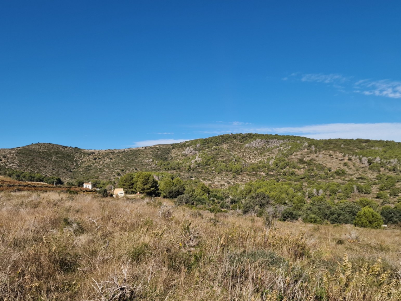 Rustic plot with panoramic sea views near Moraira, Javea and Lady Elisabeth School