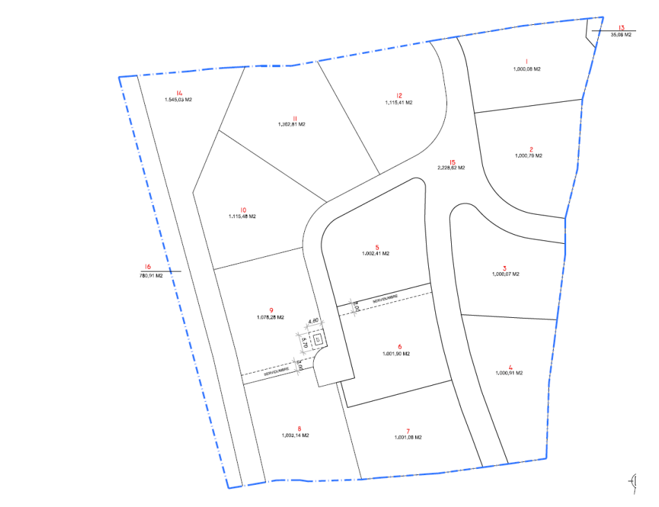 12 parcelles à urbaniser près de l'Arenal de Javea