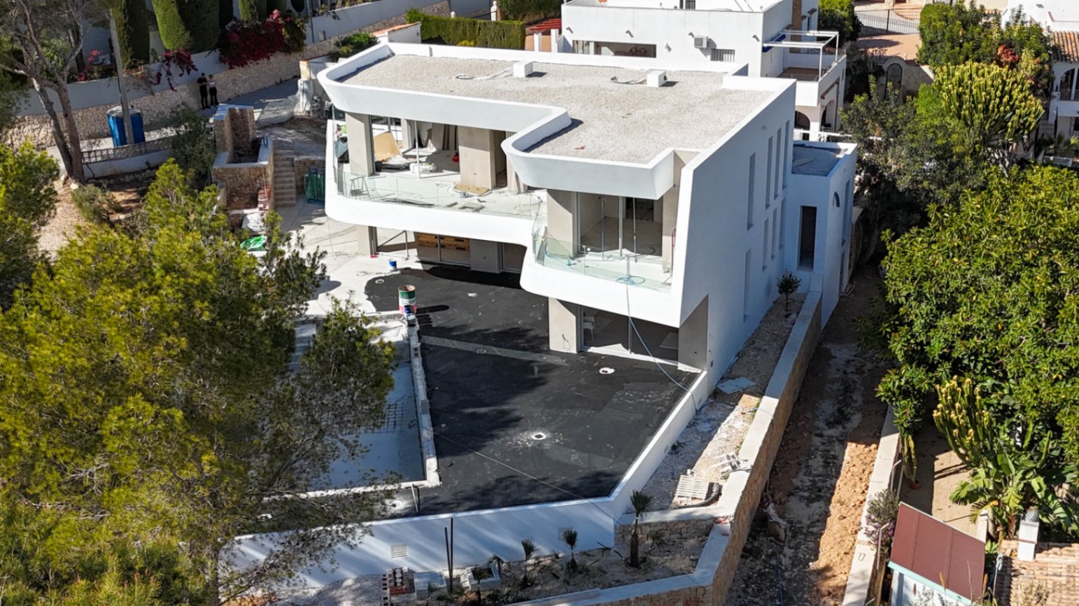Neubauvilla zum Verkauf mit Meerblick in Moraira