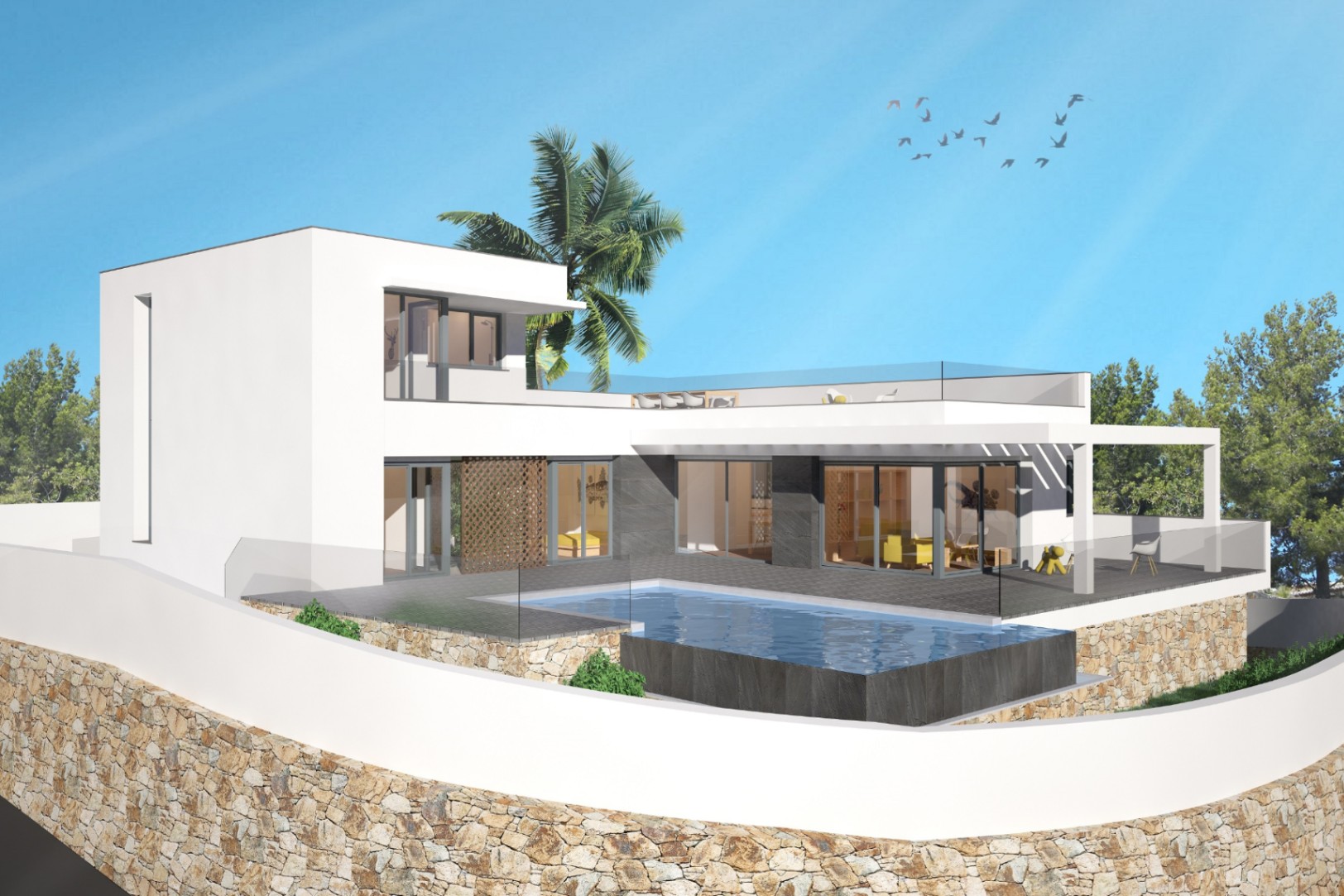 Sea view New build House in Moraira Benimeit