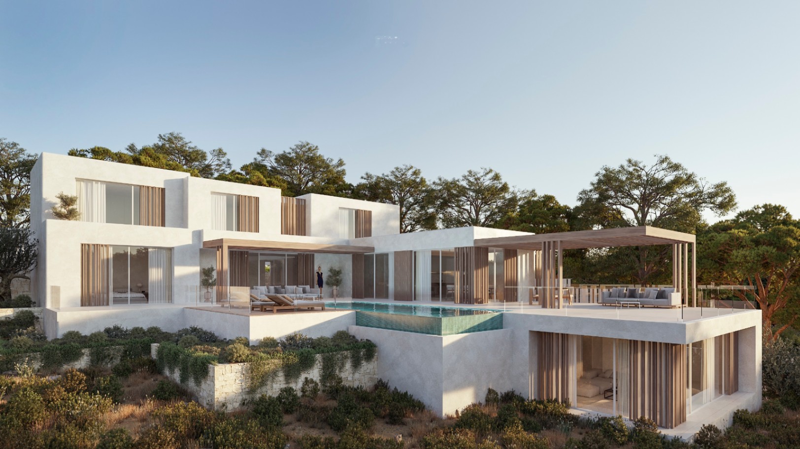 Neubau Luxusvilla in Pla del Mar zu Fuß nach Moraira