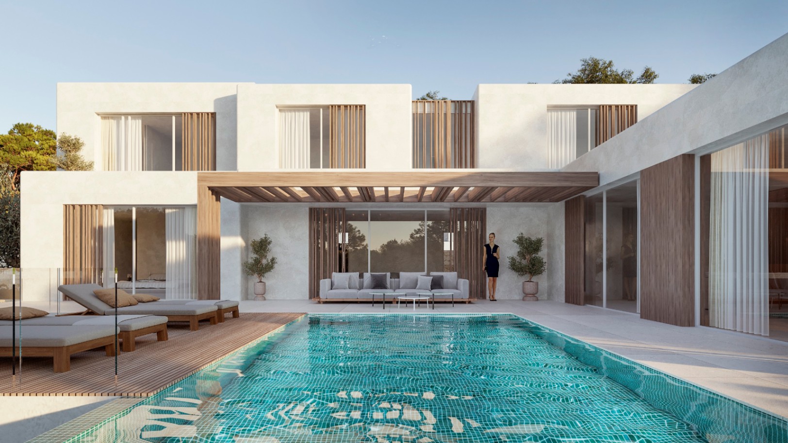 Nieuwbouw luxe villa in Pla del Mar lopen naar Moraira