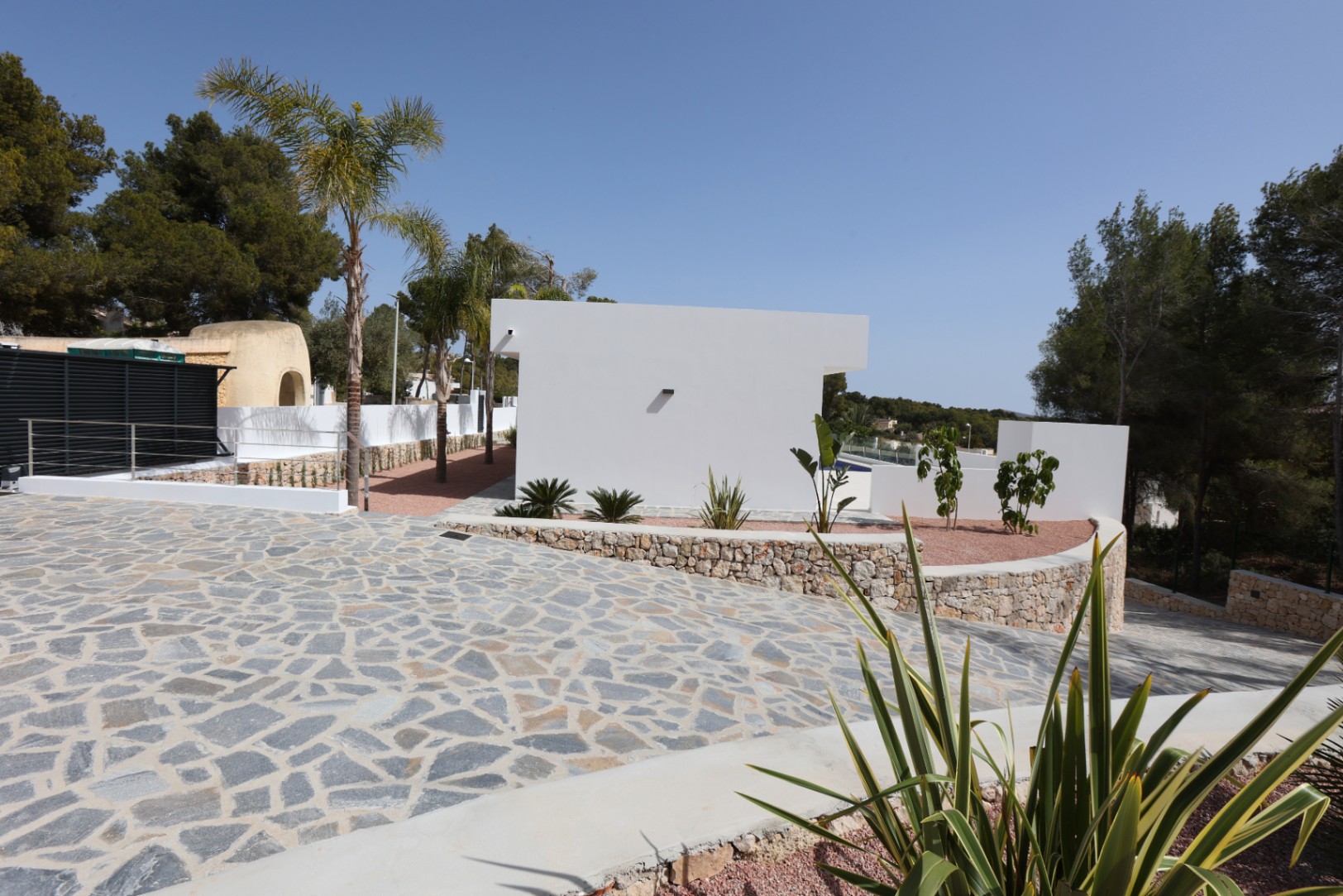 Nybygd villa med havutsikt på Benissa La Fustera