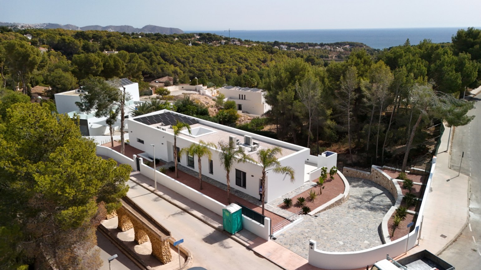 Villa neuve avec vue sur la mer à Benissa La Fustera
