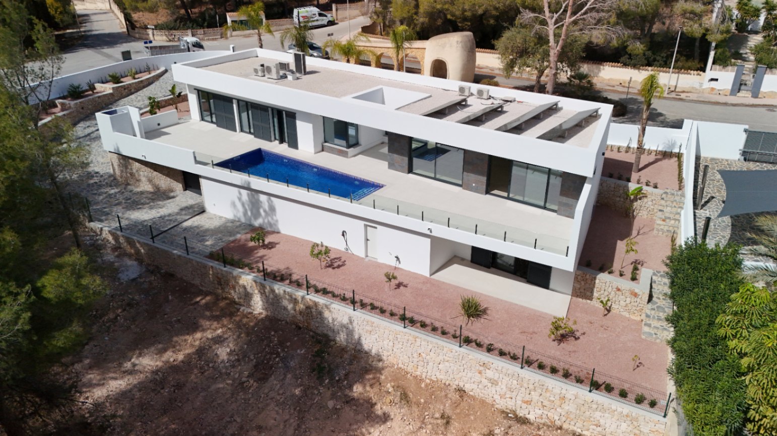 New build villa with sea views at Benissa La Fustera