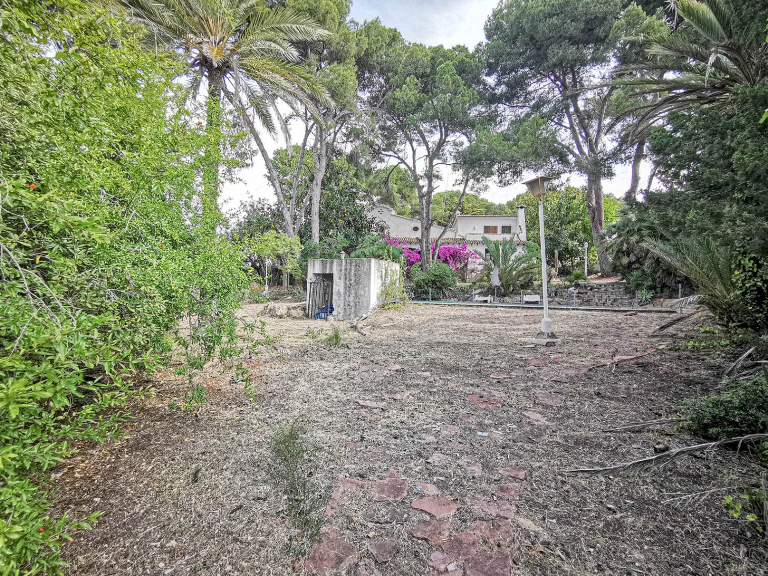 Large house and plot to renovate walking distance to town and beaches