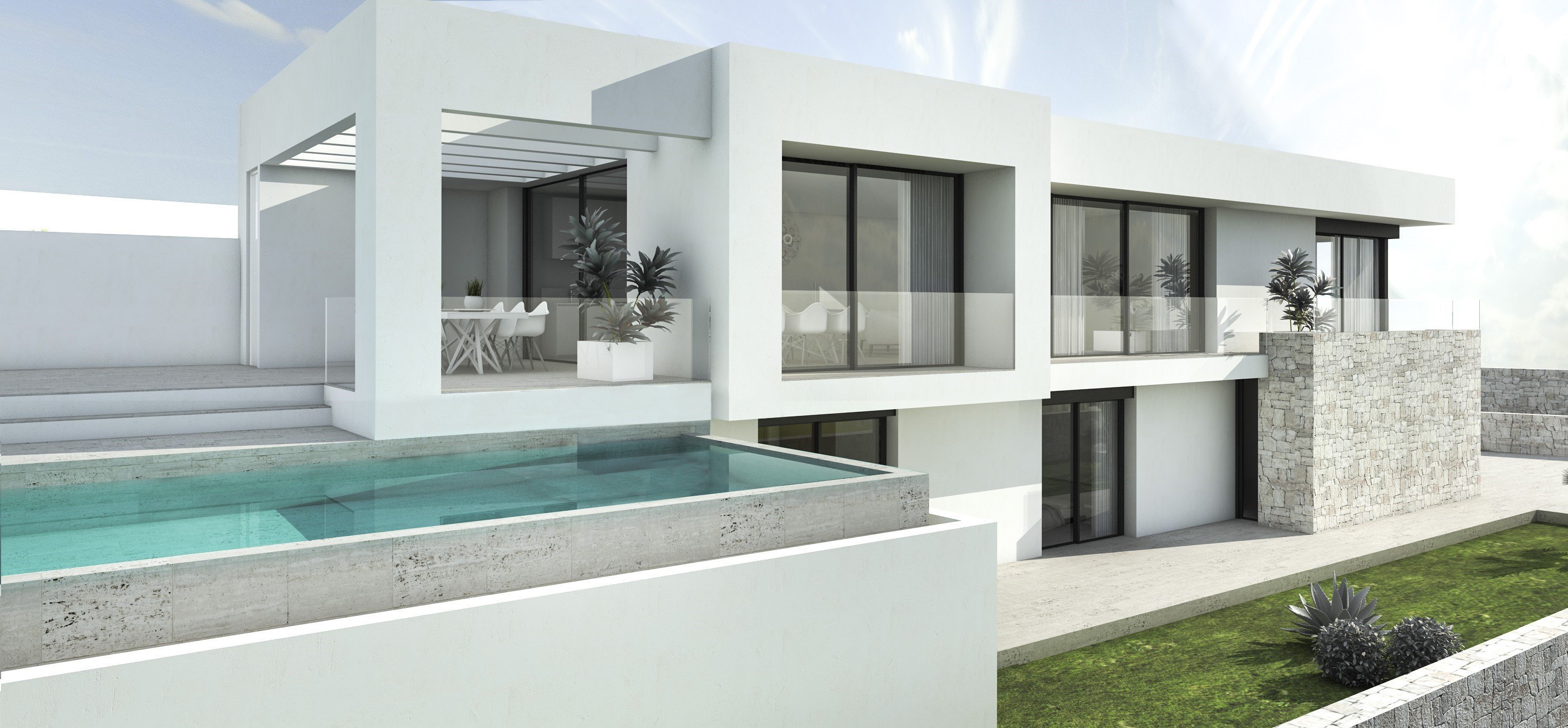 Villa de style moderne à vendre à Moraira Benimeit
