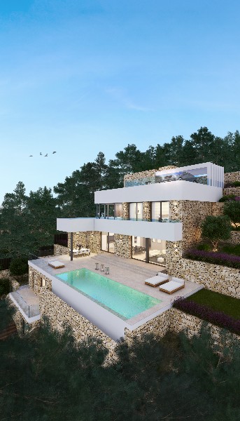 New build house for sale in Moraira Costa Blanca