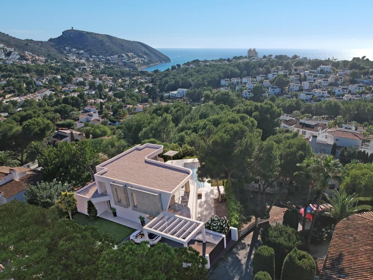 Newly Built Villa for Sale with Sea View in Moraira