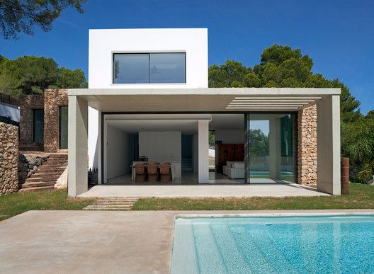 Moderne villa in Ibiza stijl in El Portet Moraira