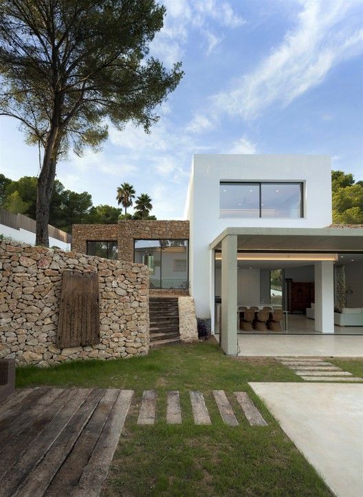 Modern ibiza style villa in El Portet Moraira