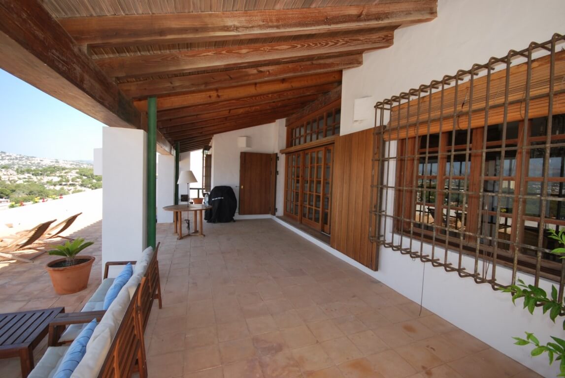 El Portet Moraira Haus mit Meerblick zu verkaufen