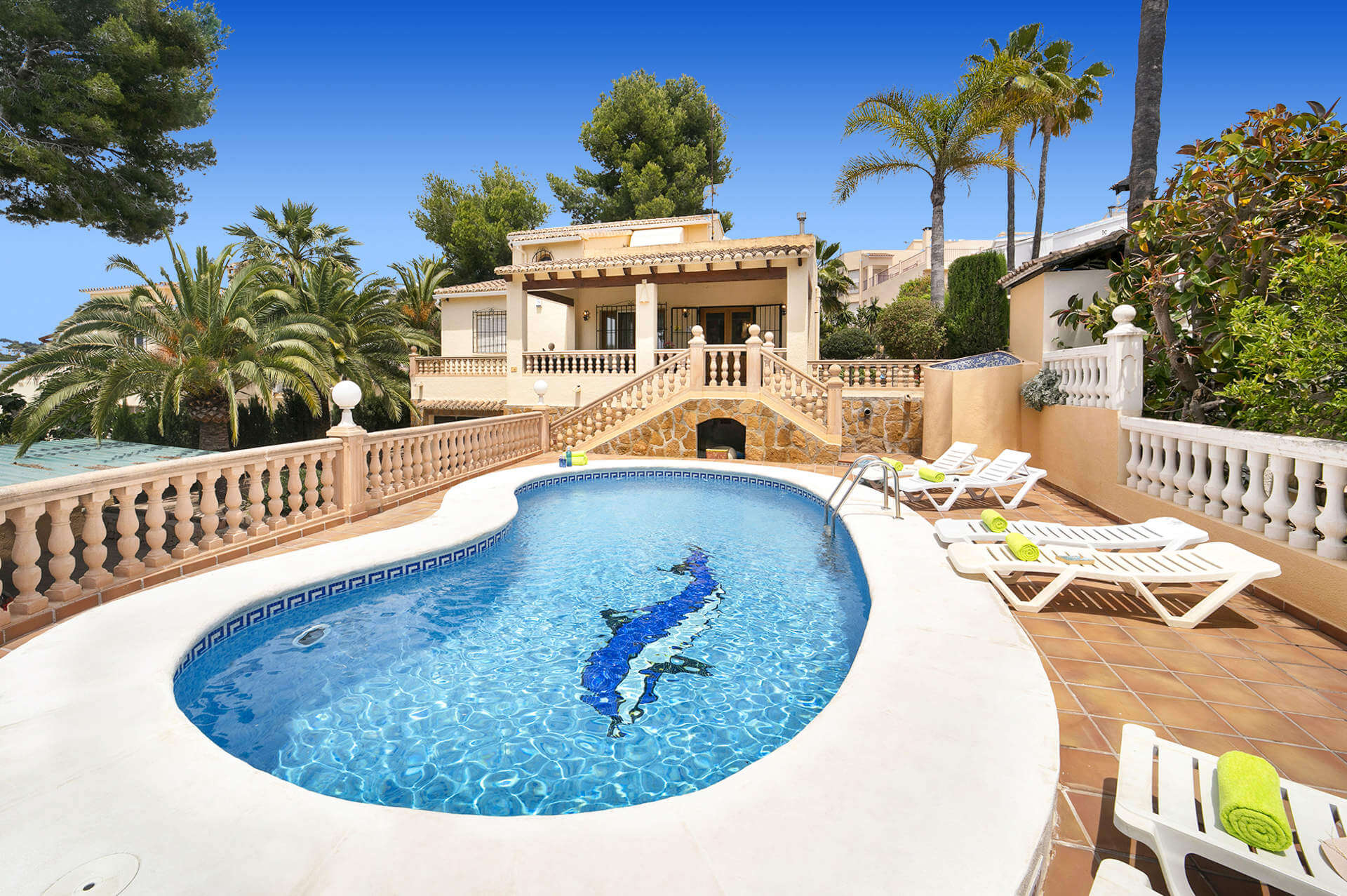 Villa in mediterrane stijl te koop in Pla del Mar Moraira