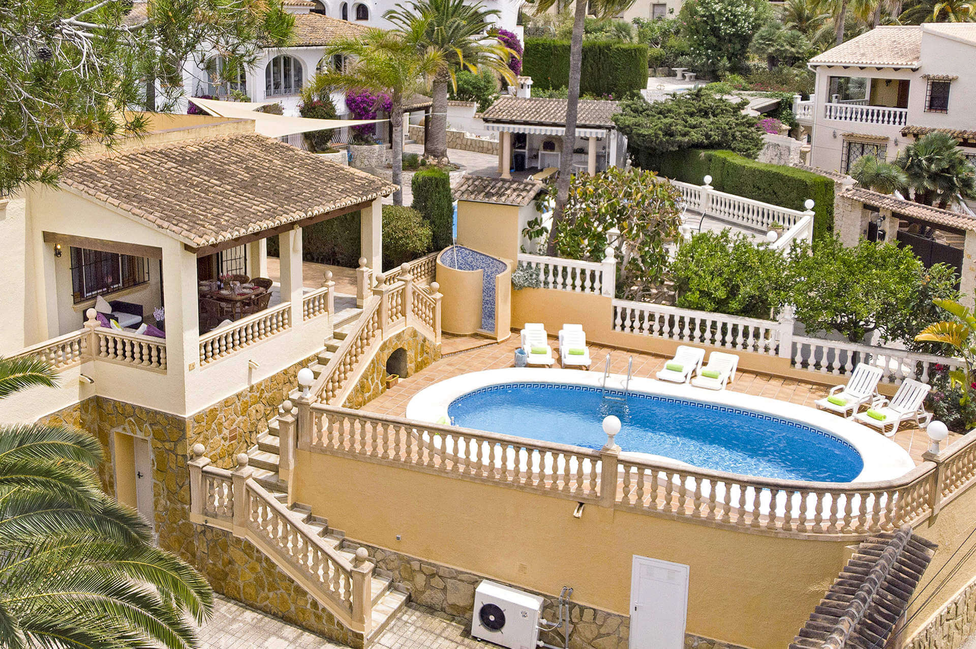 Villa i middelhavsstil til salgs i Pla del Mar Moraira